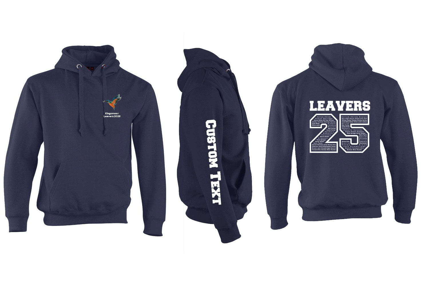 Kingsmoor Kids Leavers Hoodie With Logo